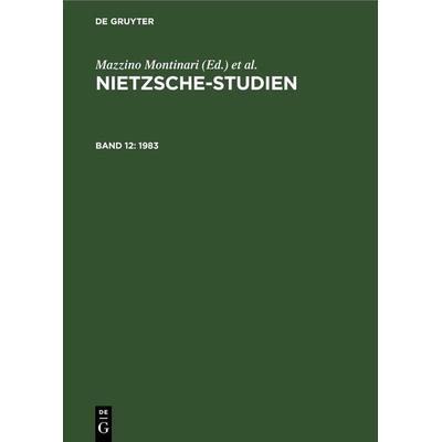 1983, Gebundene Ausgabe von , De Gruyter, 978-3-11-232653-4