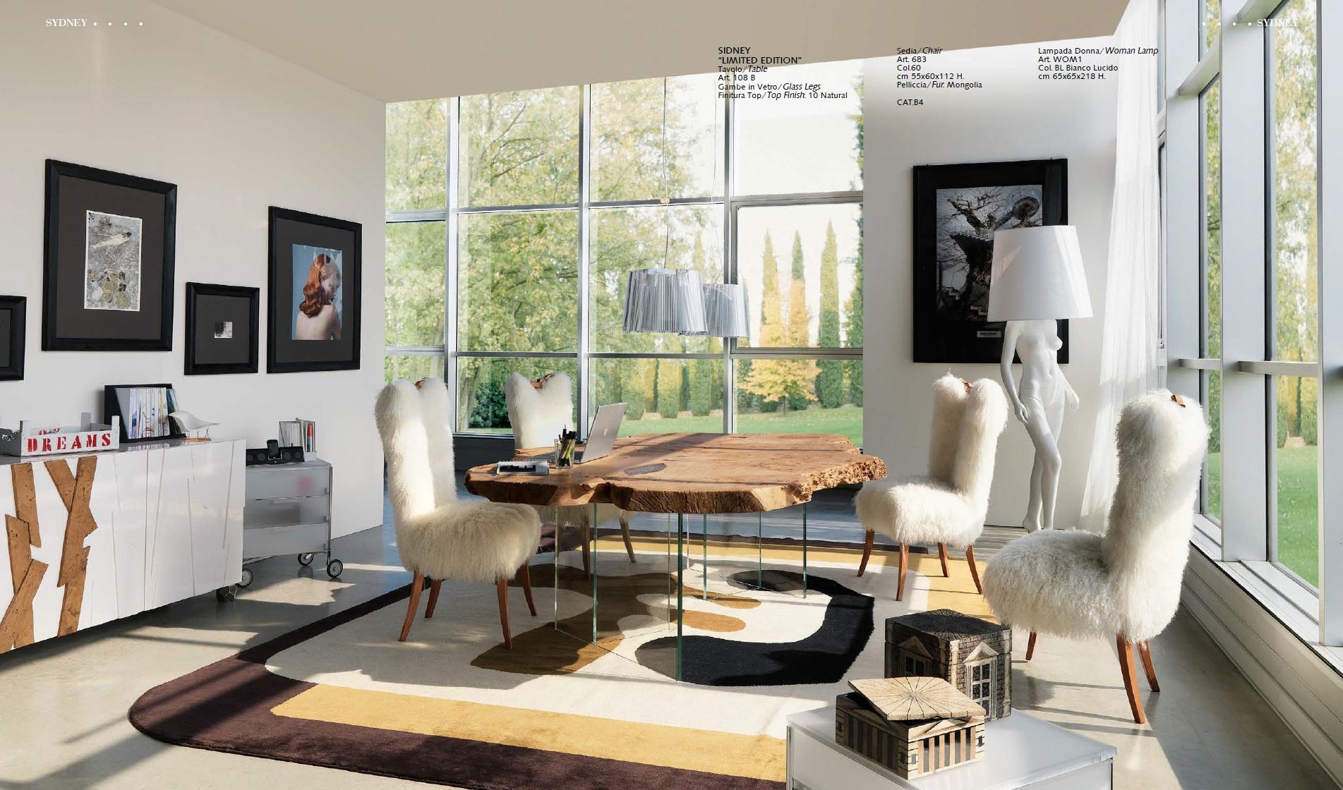 Esstisch Design Möbel Einrichtung Tische Massivholz Tisch Luxus Italienische