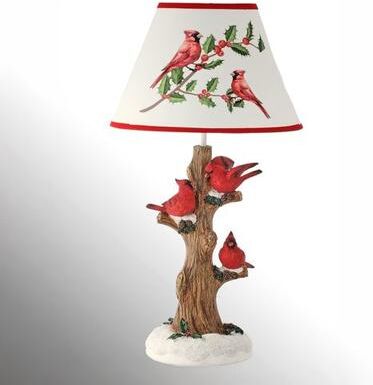 Regency International Cardinal Table Lamp Red , Red