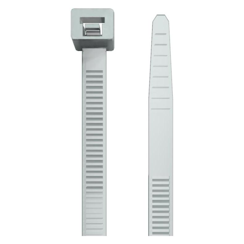 Weidmüller Kabelbinder L200mm natur 3,6x1,2mm hfr 1720630000 (Kunststoffkabelbinder, 200 mm, 100 Stk.) (1720630000)