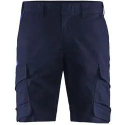 Blakläder, Arbeitshose, Shorts Industrie Stretch, marineblau / kornblau, Konfektionsgrösse 58 (58)