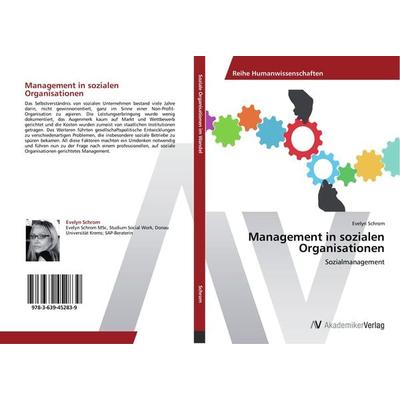 Management in sozialen Organisationen, Taschenbuch von Evelyn Schrom, AV Akademikerverlag, 978-3-639-45283-9