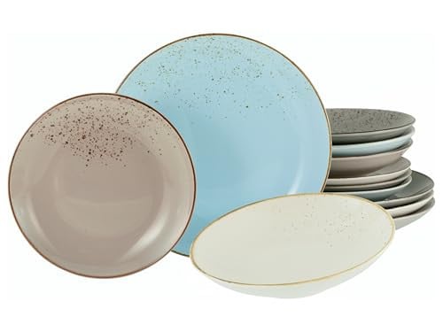 Creatable Bordenset 12-delig Nature Collection Meerkleurig Keramiek