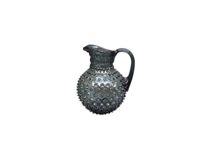 Carafe en verre gris - Chehoma, Diamant - 19xP19x23 cm