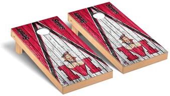 Skip's Garage Monmouth College Fighting Scots Triangle Cornhole Board Set