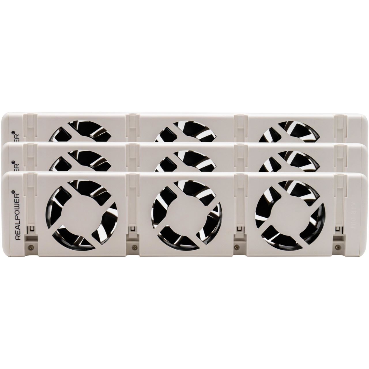 Realpower Heizungslüfter HL-3,3er Set mit 3 Ventilatoren