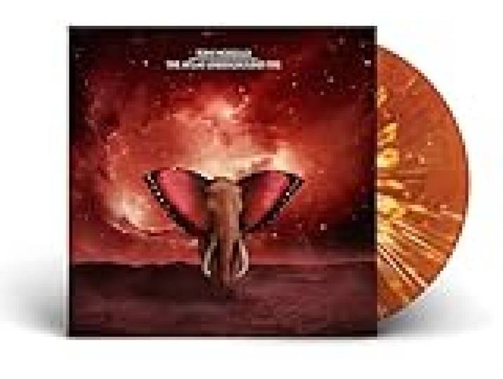Atlas Underground Fire/Vinyle avec Eclaboussures Oranges