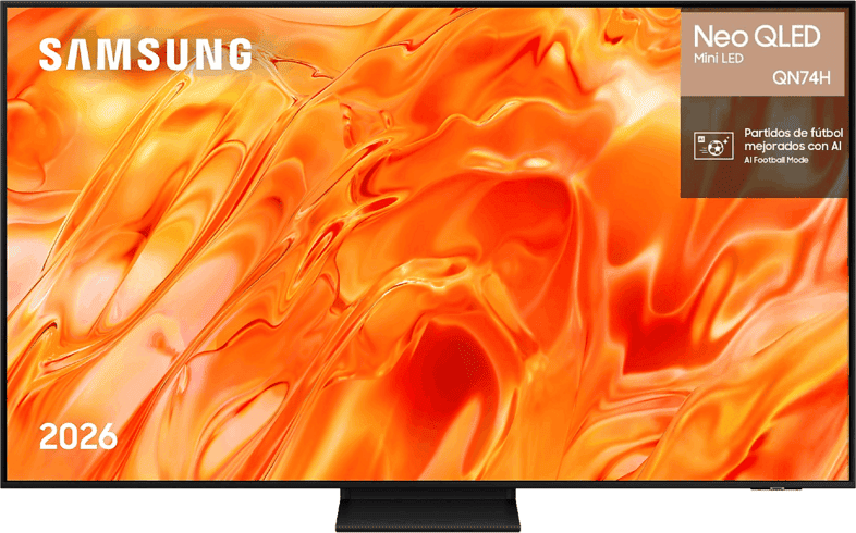 TV Neo QLED 75" - Samsung TQ75QN74HAUXXC, UHD 4K Mini Led, NQ4 AI Processor, Smart TV, Full AI, Negro