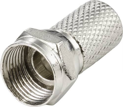 TRU COMPONENTS TC-9556792 F-Stecker Anschlüsse: F-Stecker Kabel-Durchmesser: 7.3mm