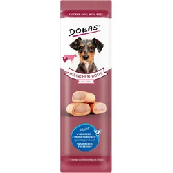 Dokas Dog Hühnchen Rolle mit Rind | 32x 10g
