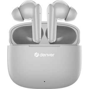 Denver Kopfhörer TWE-48GR, grau, In-Ear, mit Mikrofon, Bluetooth