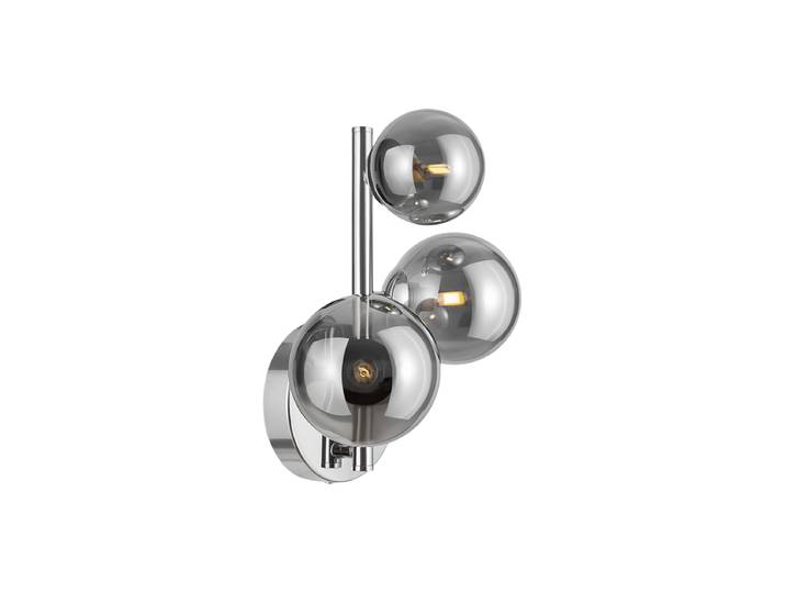 Mini Wandlampe „Dallas“ 3-Flammig Grey/Silver Maytoni
