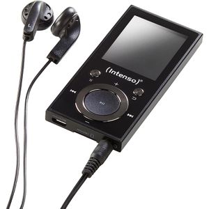 Intenso MP3-Player Video Scooter BT, mit Bluetooth, 1,8 Zoll, 64GB, mit Kopfhörer, schwarz