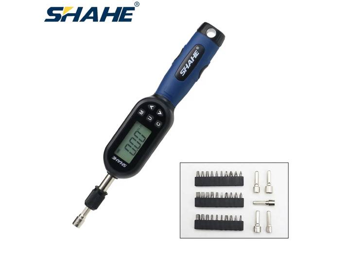 SHAHE-Tournevis d'électricien avec buzzer et indicateur LED, ensemble d'embouts pour vélo, couple réglable