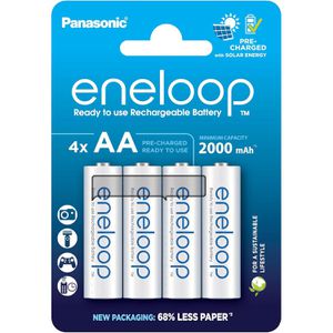 Panasonic Akku Eneloop BK-3MCDE, 1,2 V, 2000 mAh, AA, NiMH, 4 Stück