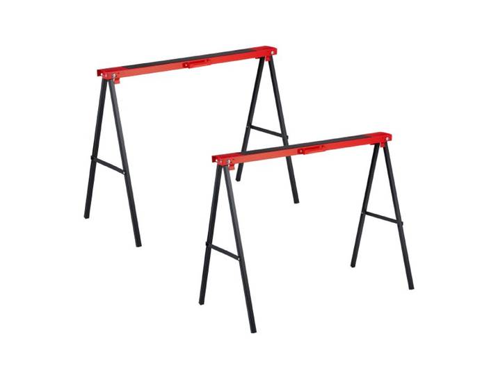Relaxdays Klappbarer Arbeitsbock 100 kg 2er Set