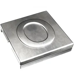 ABB YID-CHAR-O Ty-Met Mark.zeichen 316 Edelstahl-Mark.sys.,Buchs, O 9,2x8x2,5 mm, Dicke 0,25mm für Extrembedingungen, unbeschichtet, VPE 100  - 100 Stück