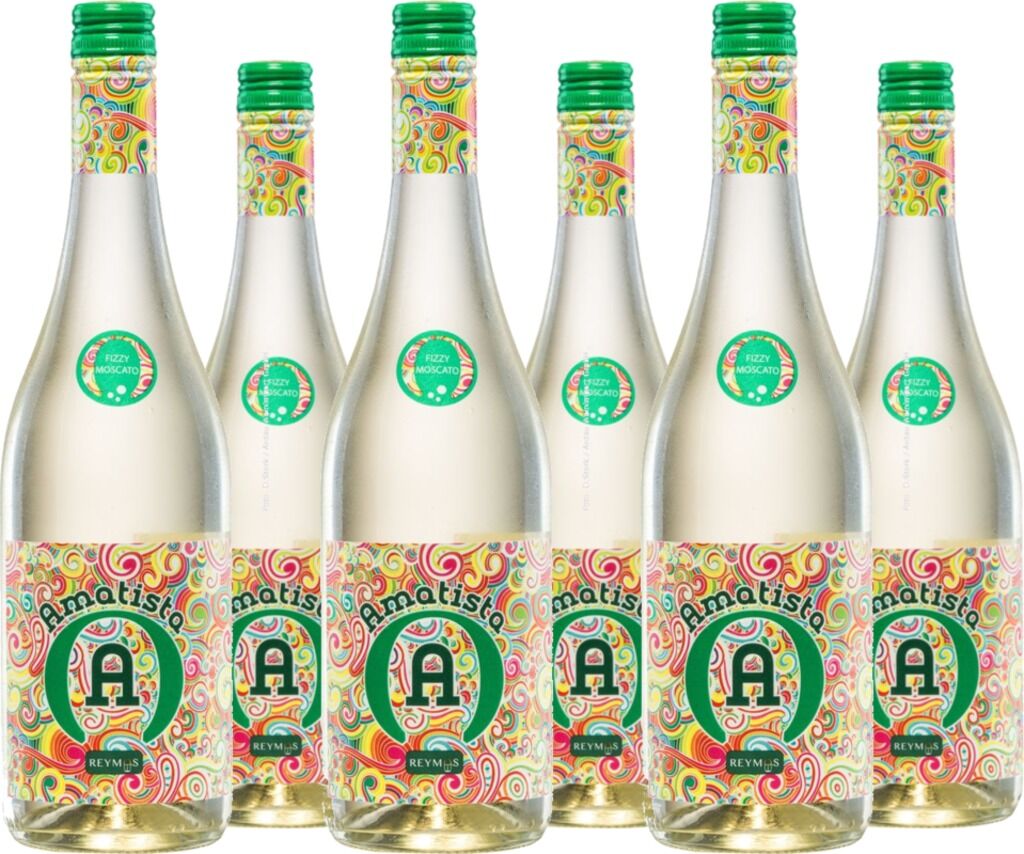 6er Vorteilspaket Amatista Moscato Blanco Frizzante  Anecoop Bodegas