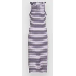 O'Neill Jess Midi Rib Kleid purple yarn dye stripe Gr. L