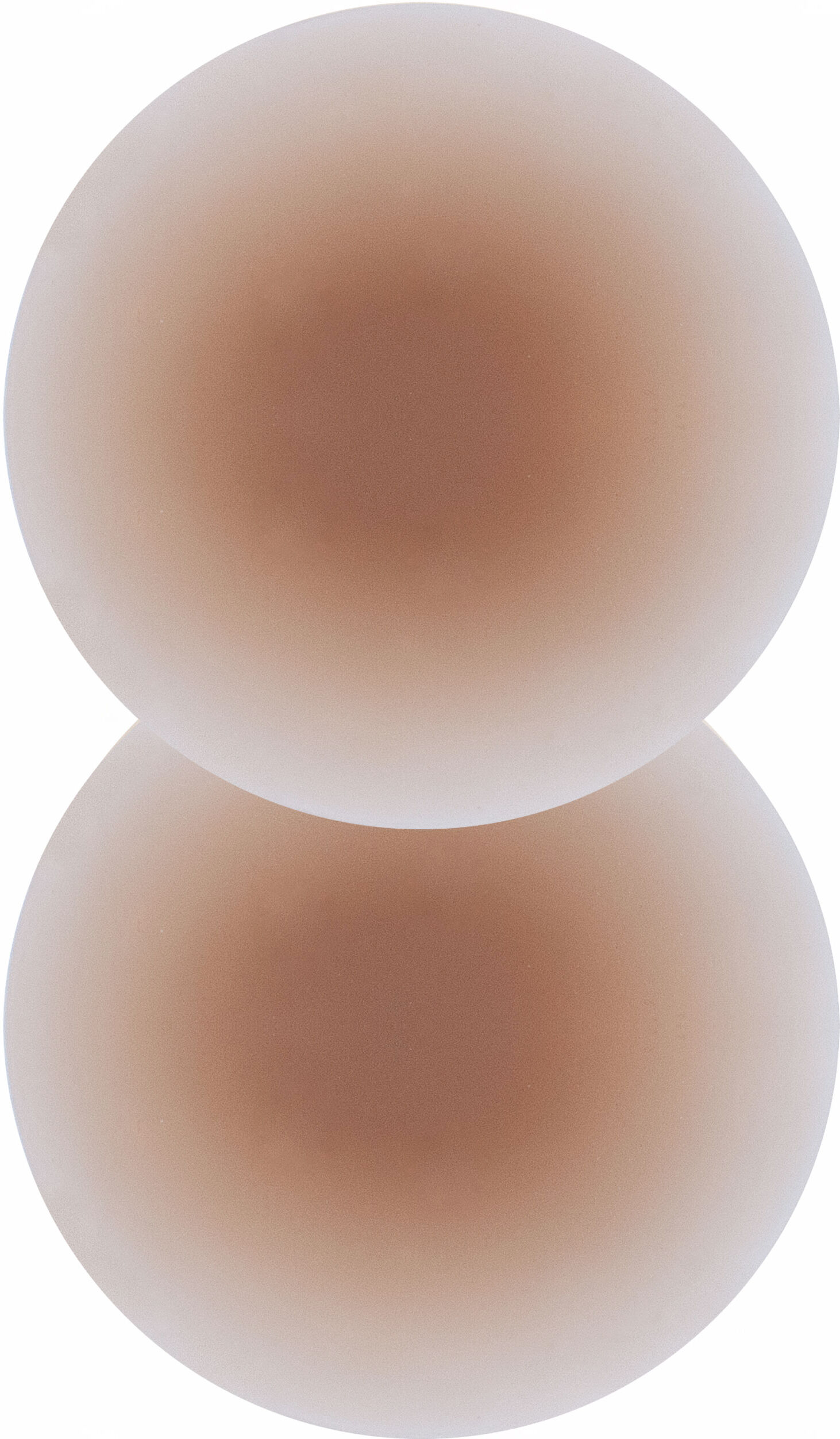 Klebe-BH MAGIC BODYFASHION "Magic Nipples", Damen, Gr. S/M, N-Gr, braun (mocha), Obermaterial: 100% Polyurethan, BHs Klebe-BH, Mehrfach verwendbar mocha S/M, N-Gr