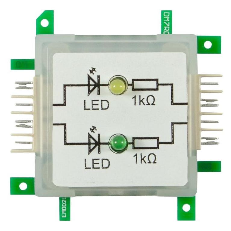 Allnet Brick?R?Knowledge LED dual gelb & grün Signal durchverbunden, ALL-BRICK-0403 (ALL-BRICK-0403)