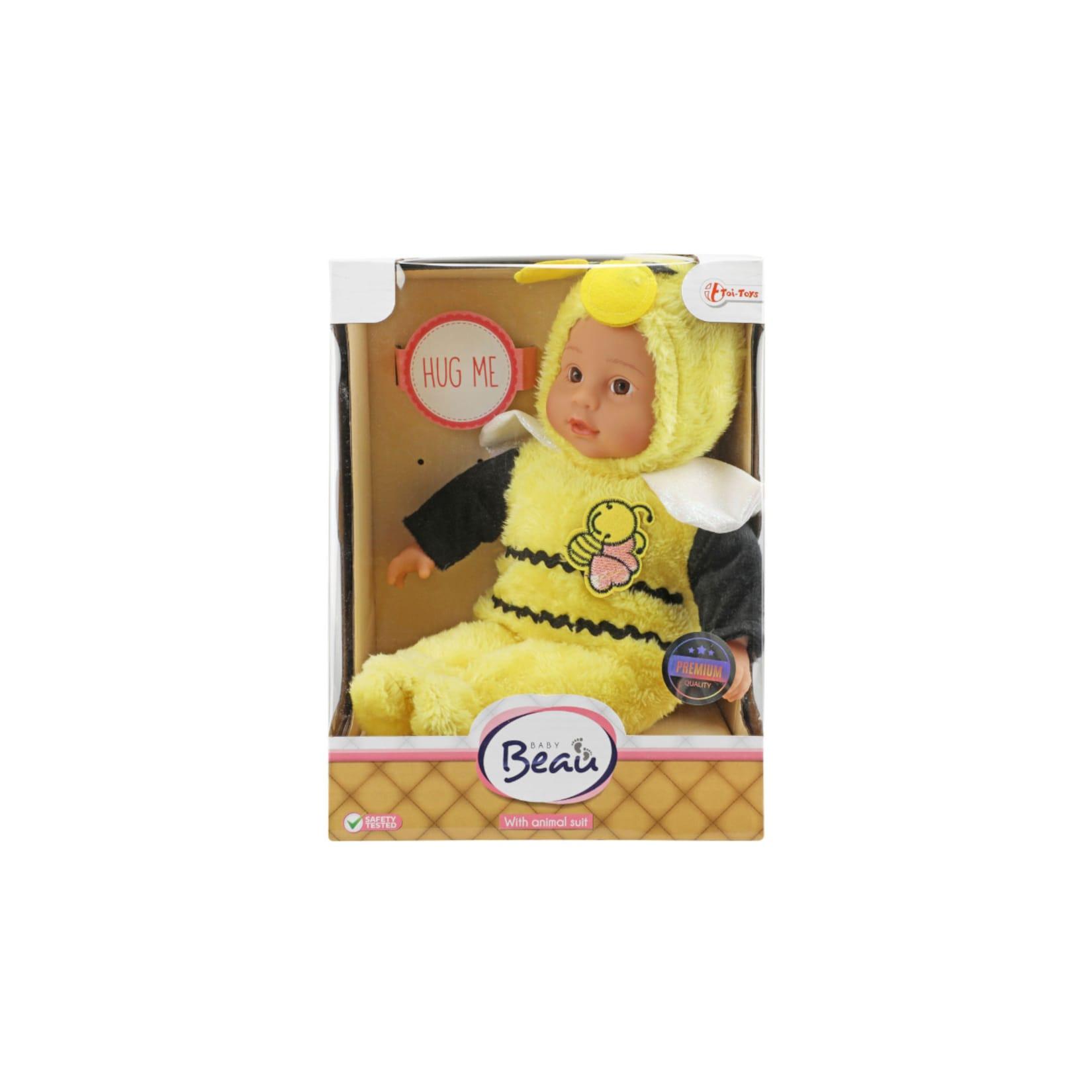 Toi-Toys BEAU Kuschelpuppe Biene – Spielpuppe für Kinder, Tierkostüm