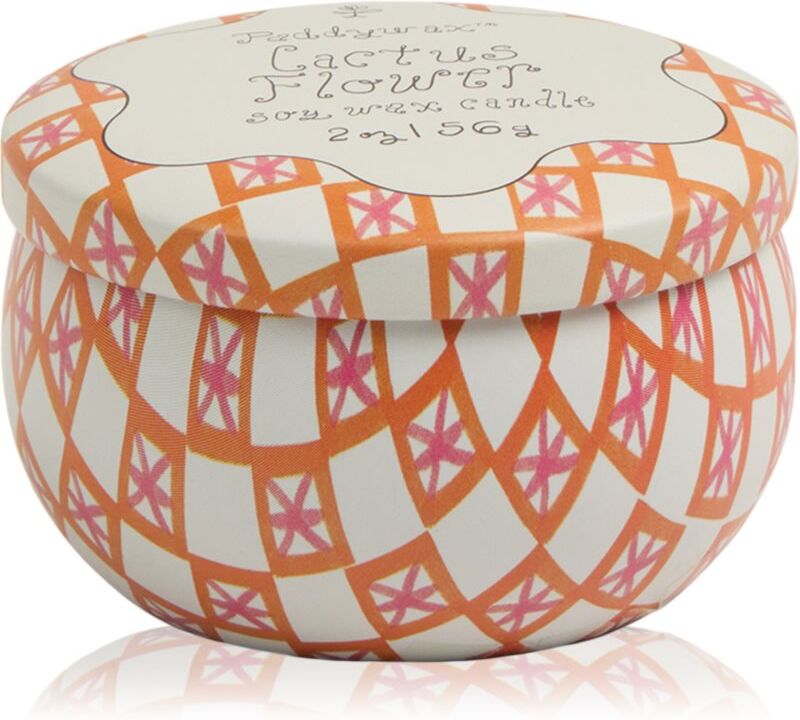 Paddywax Tulip Cactus Flower bougie parfumée avec couvercle 56 g