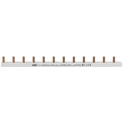 ABB PS1/12A Phasenschiene 1-phasig, 12 Pins, 10 mm2, nicht kürzbar 2CDL210010R1012 PS112A