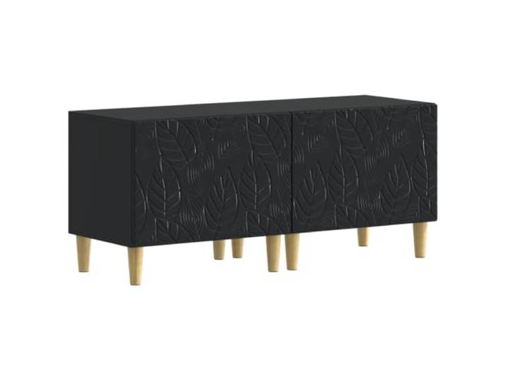 VIHHQGC TV-Schrank aus Holzwerkstoff mit umkehrbaren Türen und Stauraum Stabile Holzwerkstoff-Konstruktion, feuchtigkeitsbeständig, mehrere Fächer, schlankes Design, flexible Türmontage