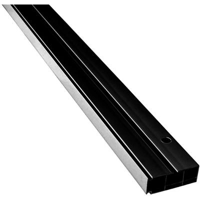 Gardinenschiene SN DECO GROUP "Vorhangschiene SH (1)" Gr. 7, schwarz, L:360cm T:4,7cm, Kunststoff, Gardinenstangen, Gardinenschiene