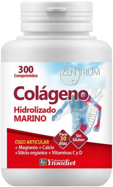 Ynsadiet Colágeno Hidrolizado Marino Zentrum 300 Tabs