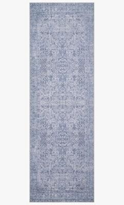 Alexander Home Tremezzina Printed Slate Distressed Area Rug