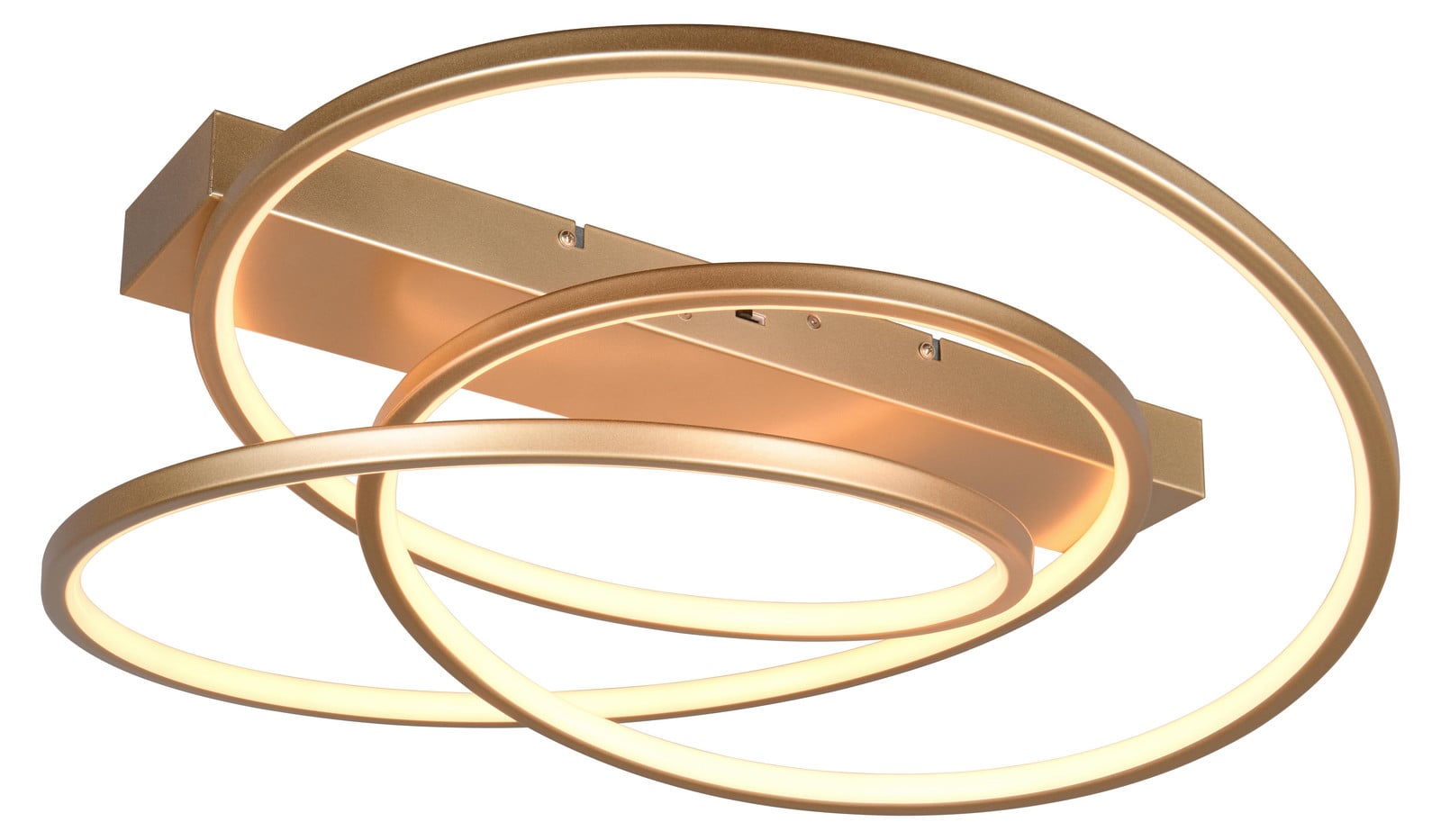 Trio Darvin plafondlamp goud/messing - 65 cm