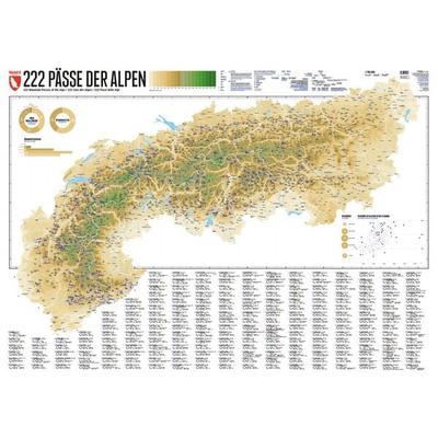 222 Pässe der Alpen