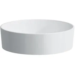 LAUFEN Waschtisch-Schale Kartell 8123310001121 42x42x13,5cm, weiß, ohne Überlauf, Saphirkeramik