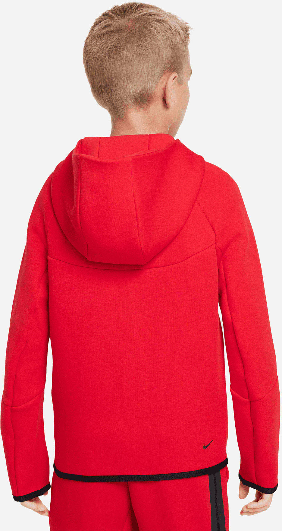 Nike Tech Fleece 2 Jr - Felpa - Rosso 12-13ANNI