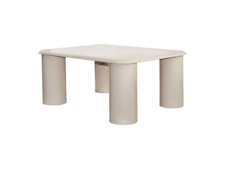 Table basse en métal - Crème - ZIDILA