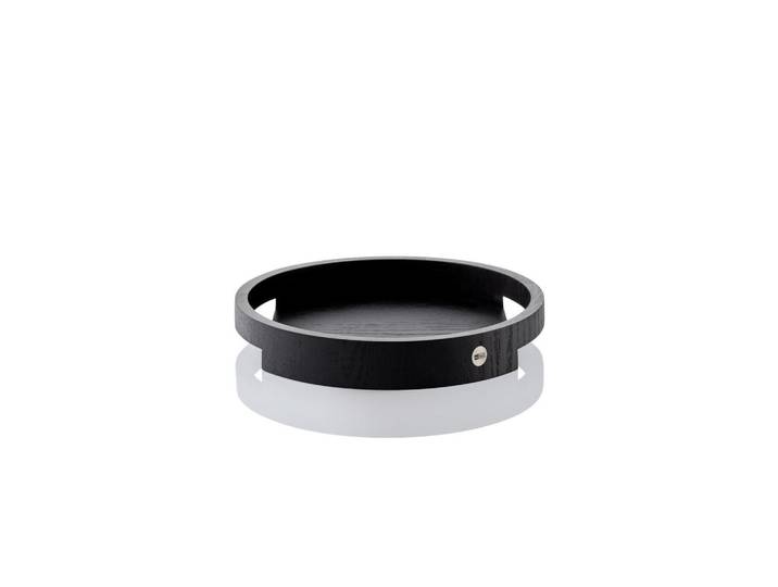 AdHoc Serviertablett, Schwarz, Holz, 31x5.5x31.3 cm, Geschirr, Tischkultur & Serviergeschirr, Tabletts