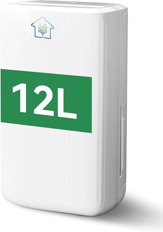 Luftentfeuchter - Weiß - 12 Liter pro Tag - Automatischer Luftentfeuchter für den Heimgebrauch