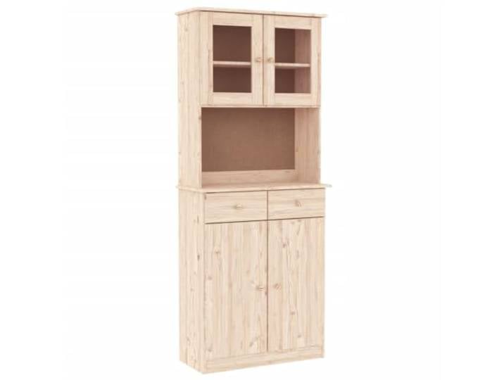 vidaXL Highboard ALTA 77x35x188 cm Massivholz Kiefer