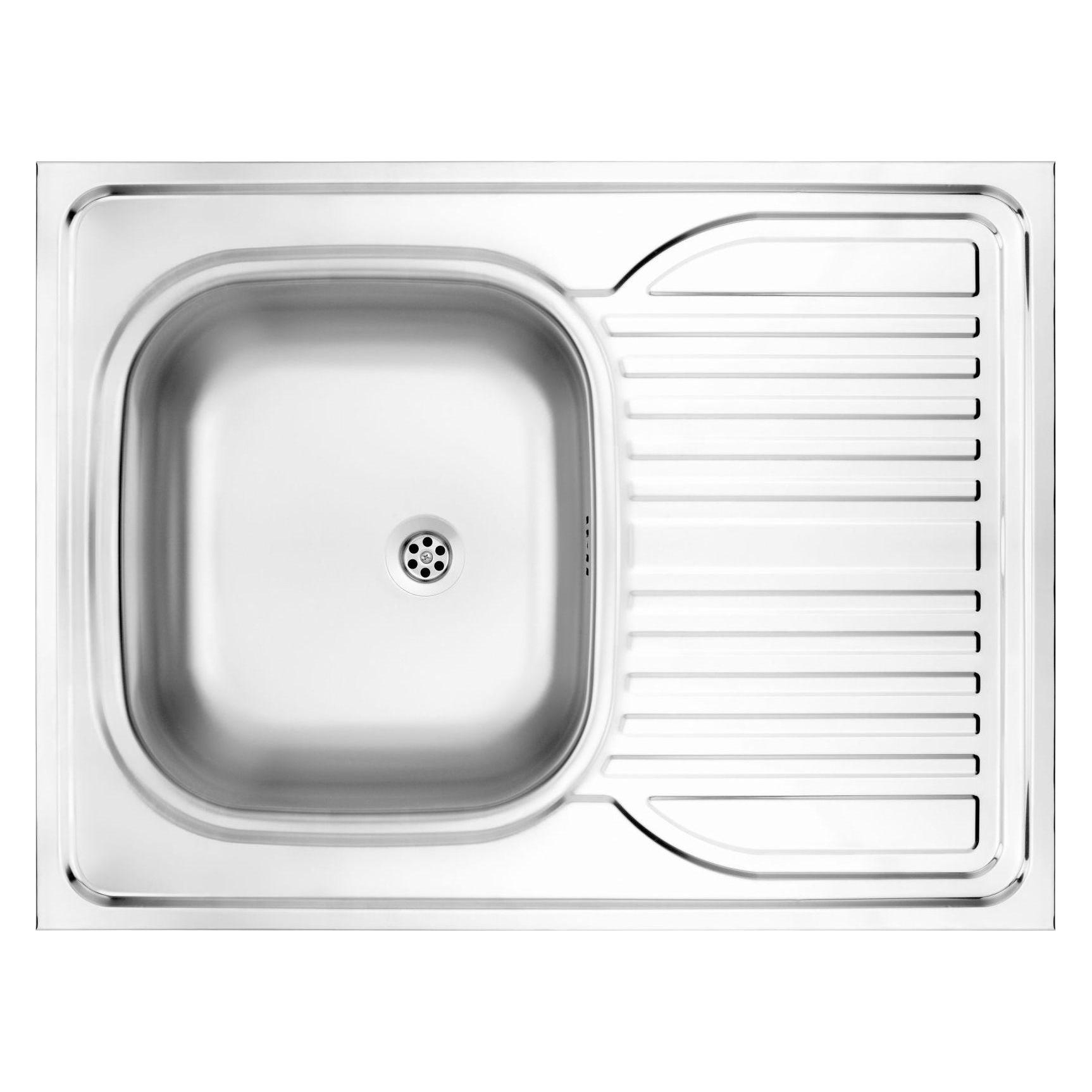 Deante 1 bowl Tango sink with drain 60 x 80 cm (ZM6 3110) (Einbauspüle, 80 cm, 60 cm) (ZM6 3110)