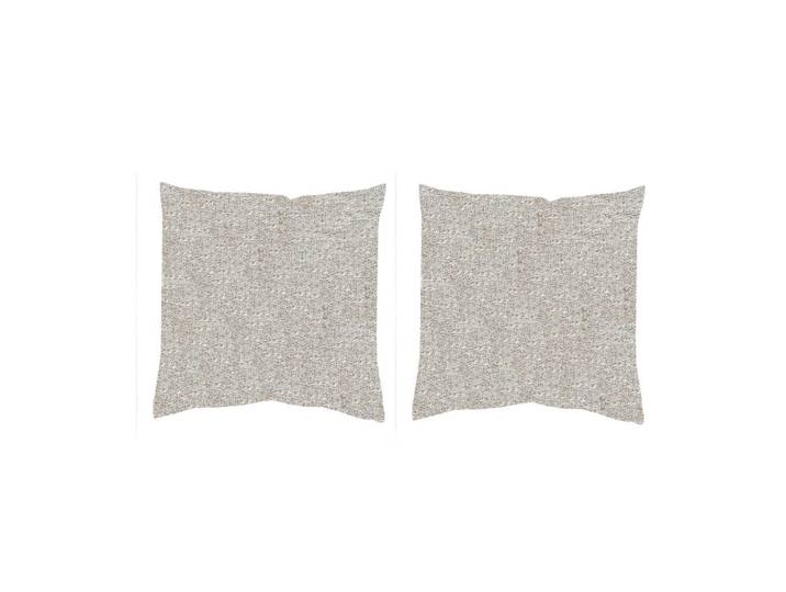 Kissenbezug-Set Fjella, Creme, Uni, 50x50 cm, formstabil, Heimtextilien, Bezüge, Kissenbezüge
