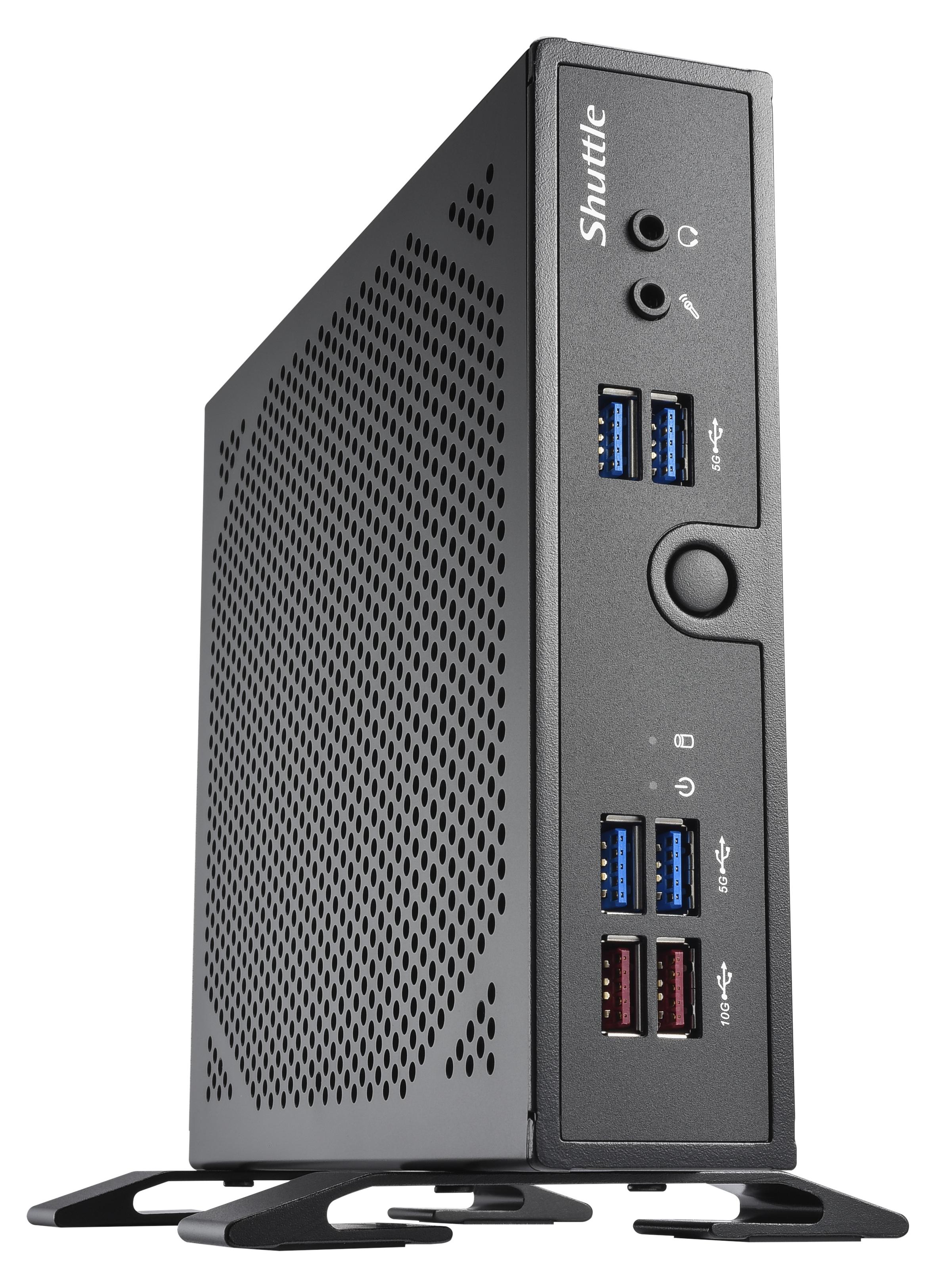 Shuttle XPC slim PC Barebone DS50U5 mit 8 GB DDR5 inklusive, Aktionsbundle, zeitlich begrenztes , 1,3L Größe PC, Mini-PC Barebone, Intel SoC, BGA 1744, DDR5-SDRAM, PCI Express, Serial ATA III