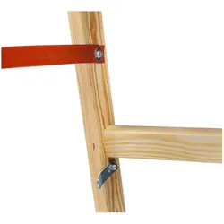 AW Tools, Leiter + Gerüst, Holzleiter (Stehleiter, 52 cm)