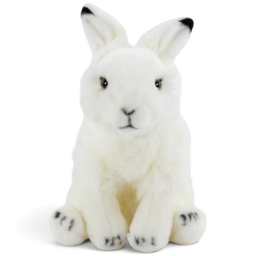 Carl Dick wit sneeuwhaas pluche knuffeldiertje 30 cm