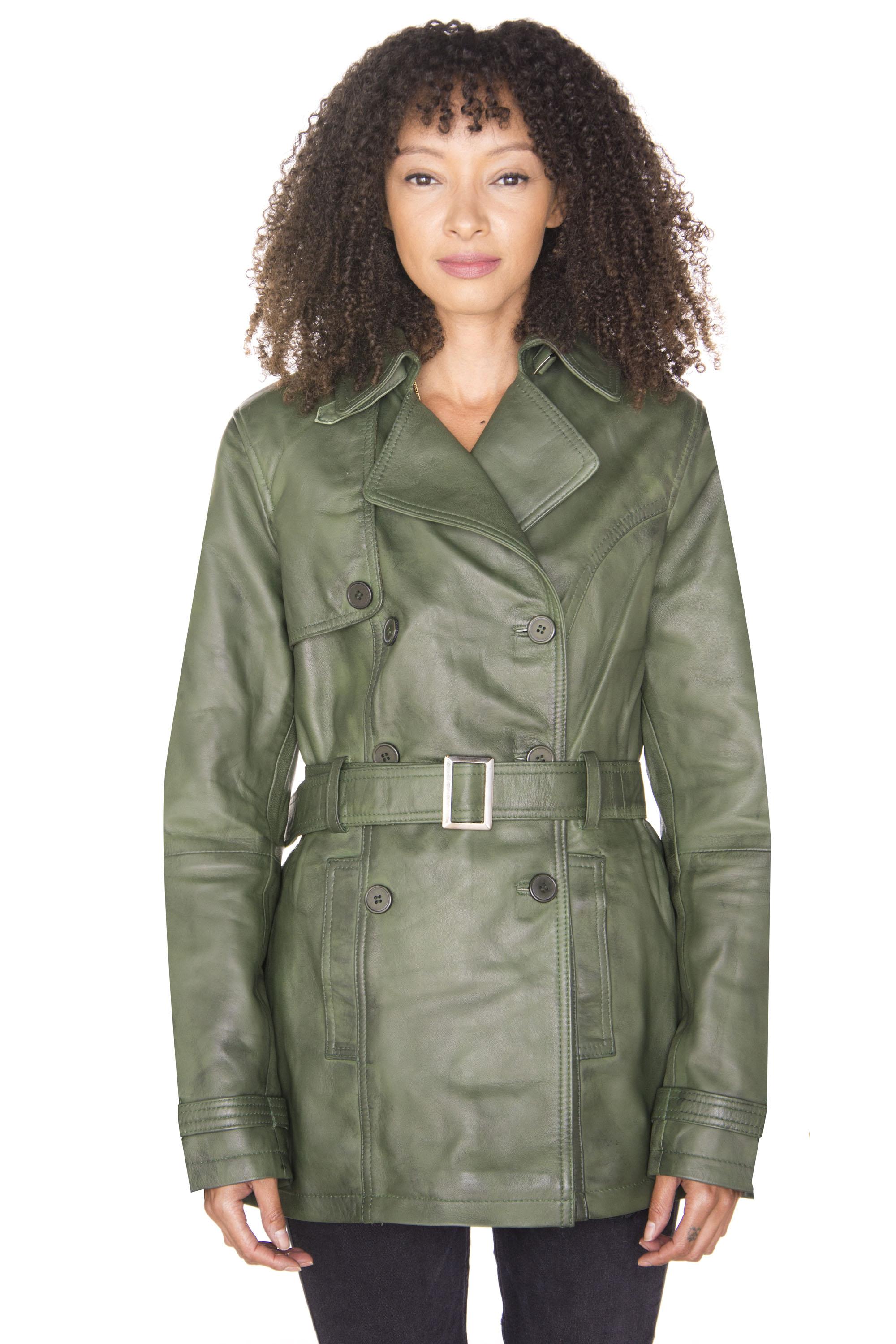 Damen Trenchcoat aus Nappaleder-Mosul