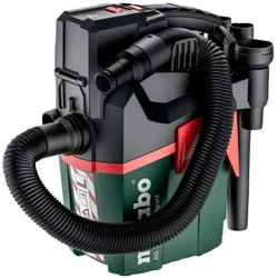 Metabo, Schleifmaschine + Poliermaschine, Akku-Exzenterschleifer SXA 18 LTX 125 BL Set + Akku-Sauger AS 18 L PC Compact Solo (Exzenterschleifer)
