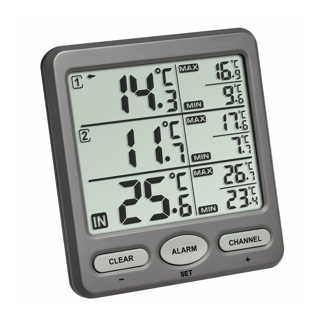 TFA TRIO 30.3062.10 Thermometer schwarz