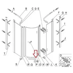 SIKO Ersatzteil Comfort AC838, LENGTH: 740MM