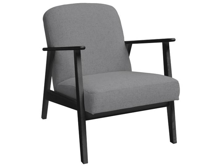 Livetastic Sessel, Grau, Schwarz, Holz, Buche, massiv, 63x78x78 cm, Made in EU, Wohnzimmer, Sessel, Sonstige Sessel